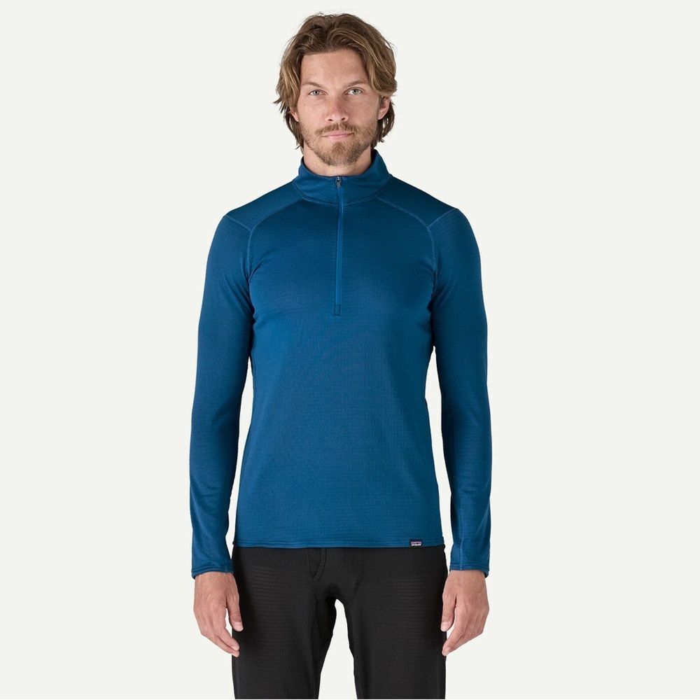 Patagonia Capilene Midweight 1/2 Zip Neck in Blue L